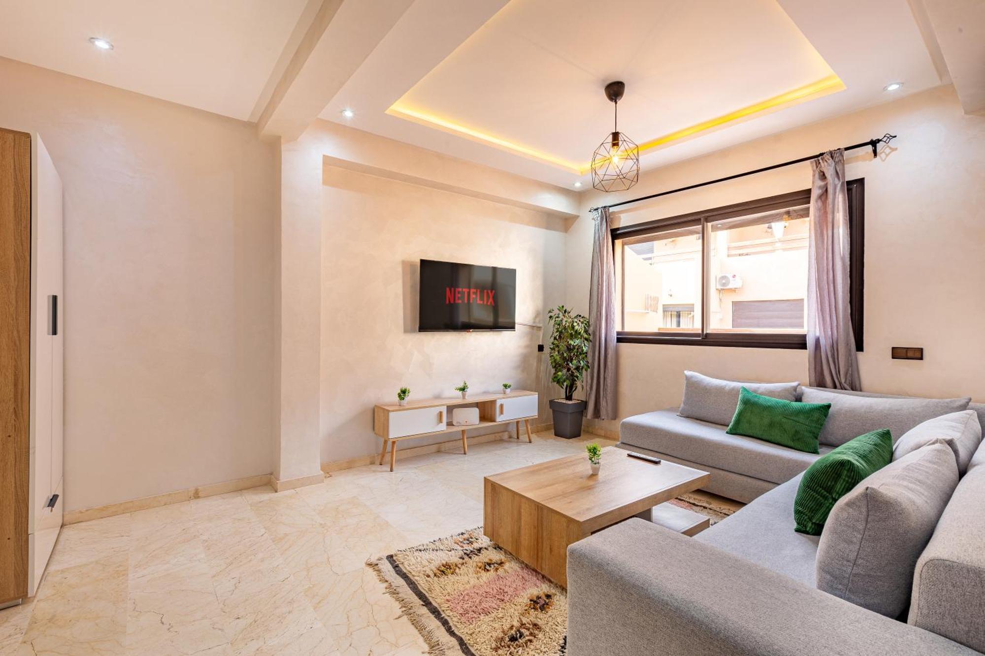 Chic & Cosy Appart Au Centre Ville - 100 % Equipe Marraquexe Exterior foto