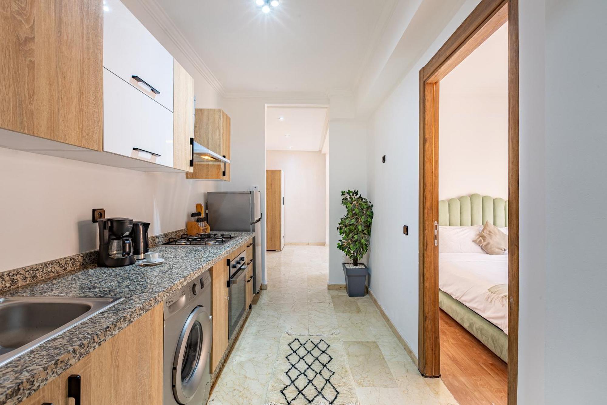 Chic & Cosy Appart Au Centre Ville - 100 % Equipe Marraquexe Exterior foto